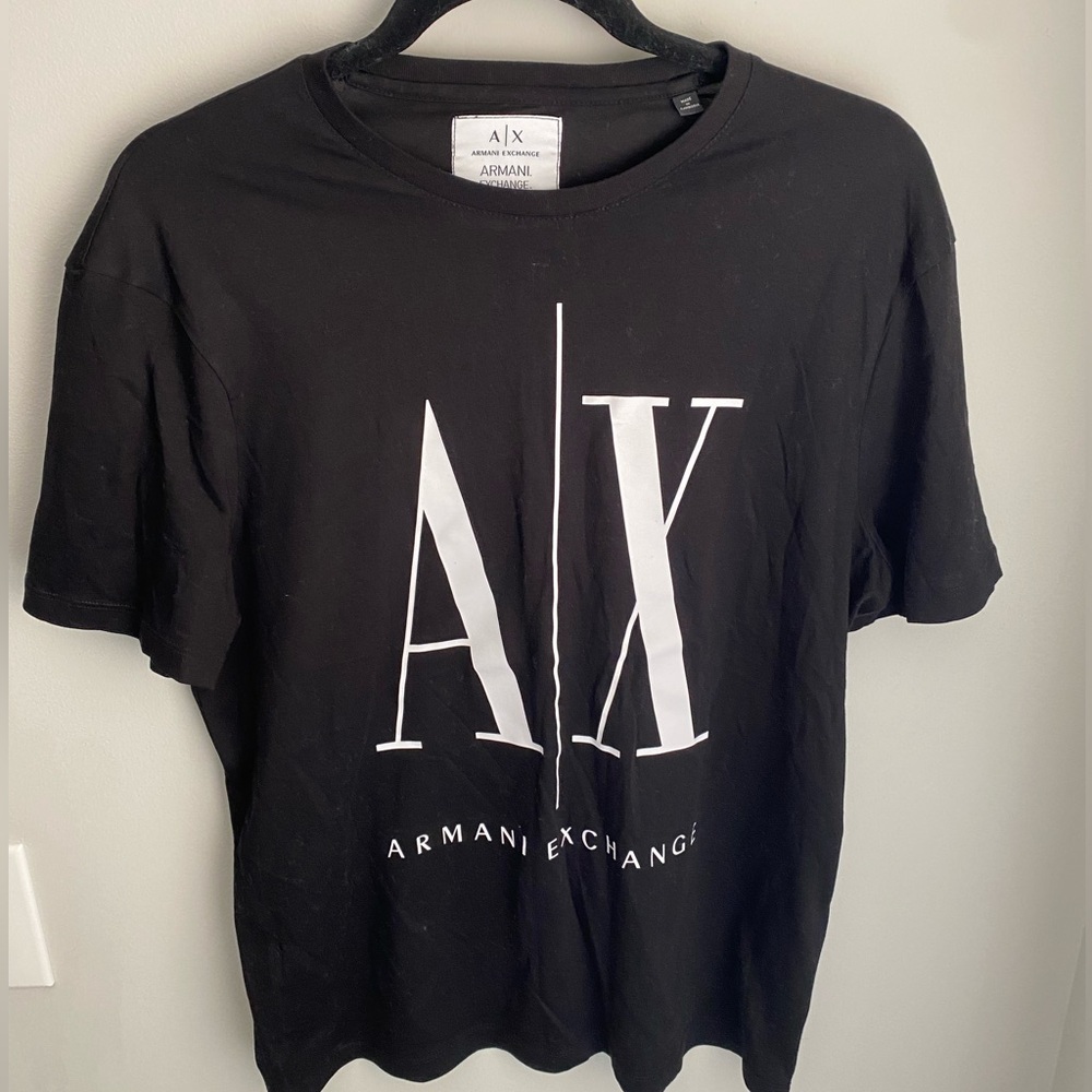 Black Armani Exchange Tee